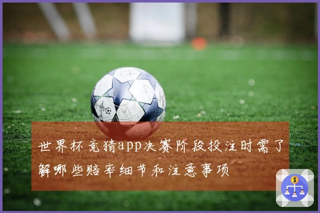 世界杯竞猜app决赛阶段投注时需了解哪些赔率细节和注意事项