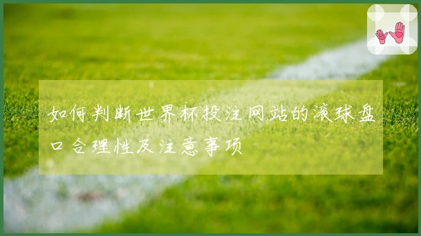 如何判断世界杯投注网站的滚球盘口合理性及注意事项
