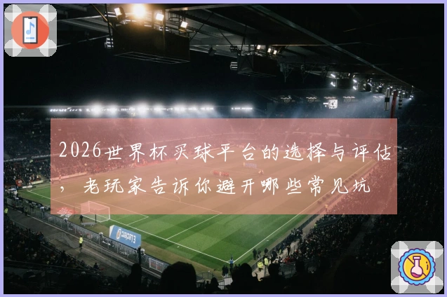 2026世界杯买球平台的选择与评估，老玩家告诉你避开哪些常见坑